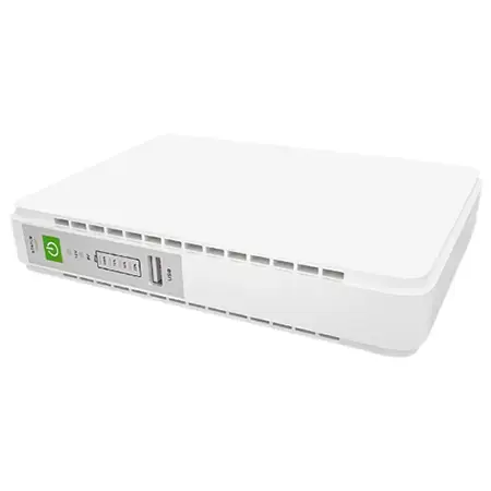 Mini UPS iSnatch K-59631775, 9V/12V, USB, 8800 mAh (Alb)