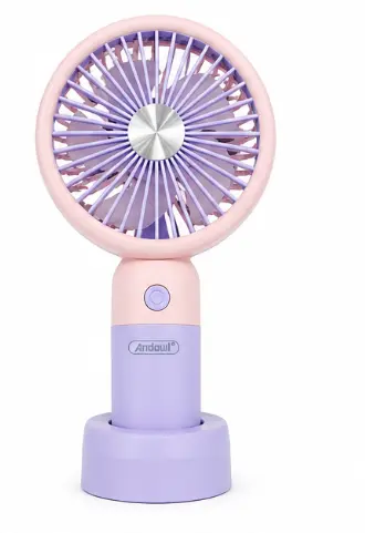 Mini ventilator Andowl Q FS95 cu suport telefon mobil