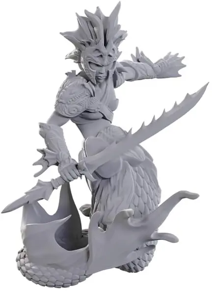 Miniatură Wizkids Games: Dungeons & Dragons - Merfolk Scout (Nolzur's Marvelous Unpainted Miniatures)
