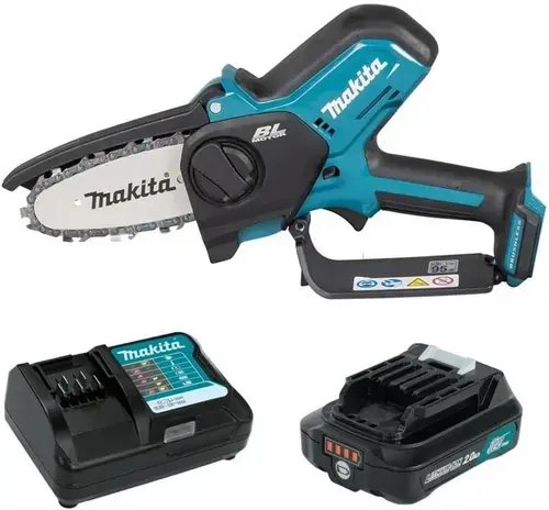 Minifierastrau electric Makita UC100DZ01, 10 cm, 12 V, 8 m/s + 1 acumulator 2.0Ah BL1021B + incarcator DC10WD