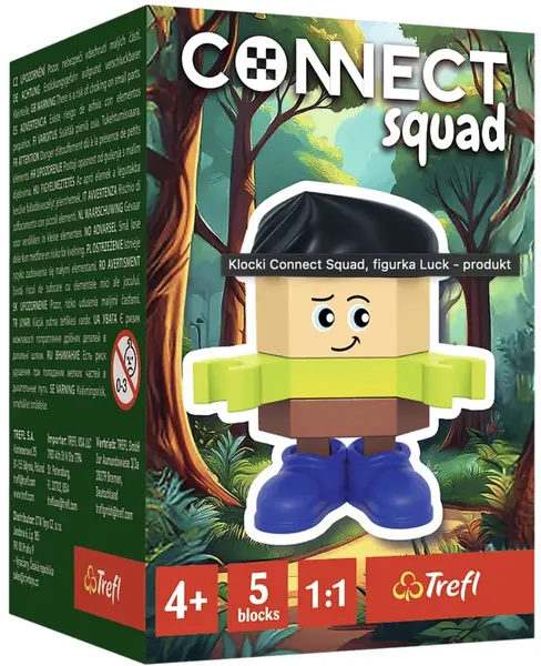 Minifigurină Trefl Connect - Squad, Luck, 5 piese