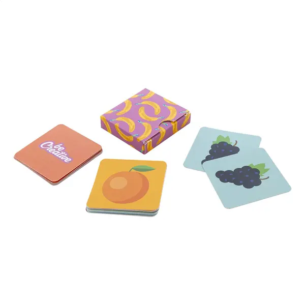 Minimor joc de memorie personalizat - alb