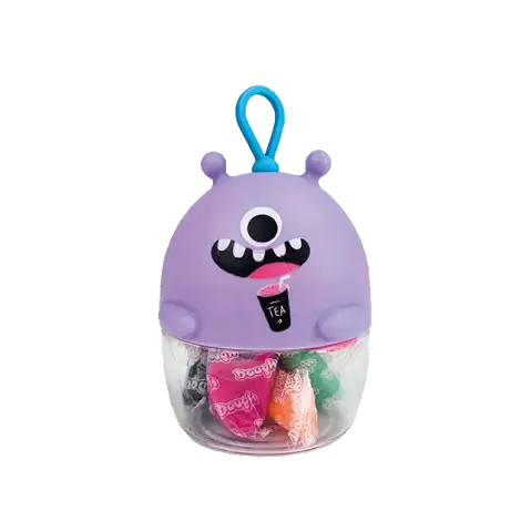 Miniset de modelaj cu 10 culori de plastilina usoara Monstruleti Mov