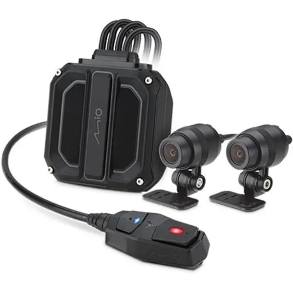 Mio Camera video Moto Duala Mio MMiVue™ M820WD, Full HD 1080P/ 60fps, WiFi, Senzor Sony STARVIS™ CMOS, GPS, IP67 waterproof, Negru