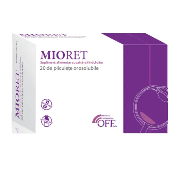 Mioret Granule orodispersabile 20 plicuri