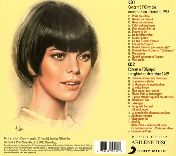 Mireille Mathieu - A l'Olympia 1967/1969 | Mireille Mathieu