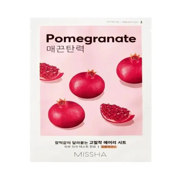 Missha Airy Fit – Mască facială sub formă de foaie Volum Pomegranate