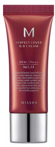 Missha BB crema de față, №27 Honey beige, SPF42, 20 ml