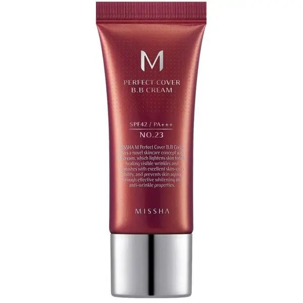 Missha M Perfect Cover BB Cremă de față cu acoperire perfectă SPF42 Volum №23 Natural beige