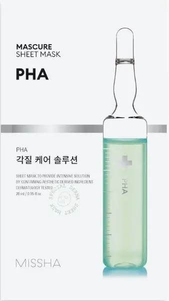 Missha Mascure Mască de față cu folie Peeling Solution PHA, 28 ml