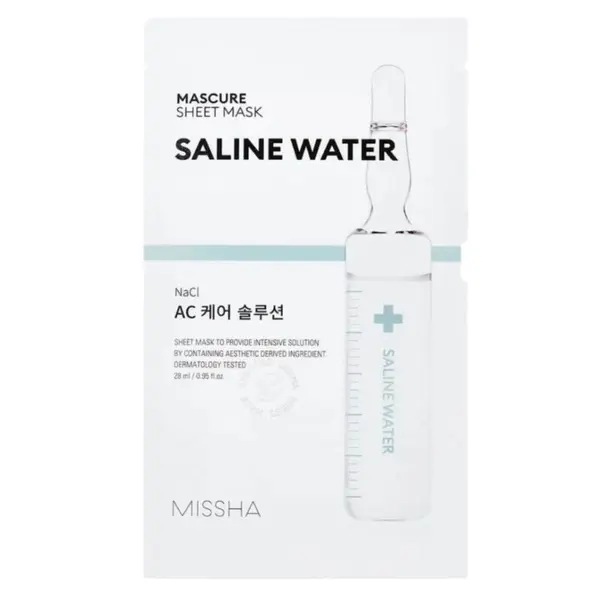 MISSHA – Mascure Solution Sheet Mask, Saline Water, 28ml