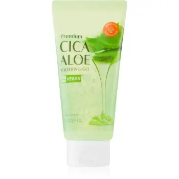 Missha Premium Cica Aloe gel hidratant cu efect de calmare cu aloe vera