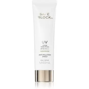 Missha Safe Block RX Cover Tone Up Sun crema de minerale pentru fata si zone sensibile SPF 50+