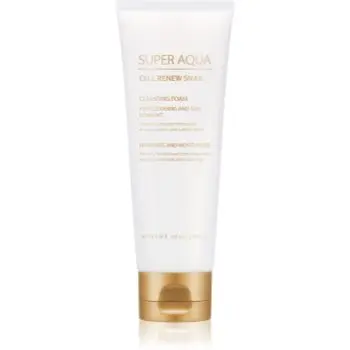 Missha Super Aqua Cell Renew Snail spuma de curatat extract de melc