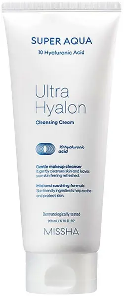 Missha Super Aqua Crema de curatare Ultra Hyalron, 200 ml