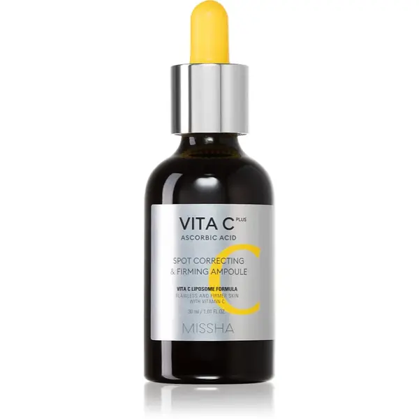 Missha Vita C Plus ser antioxidant pentru un ten mai ferm impotriva petelor 30 ml