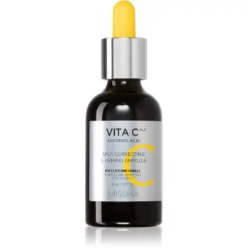 Missha Vita C Plus ser antioxidant pentru un ten mai ferm impotriva petelor
