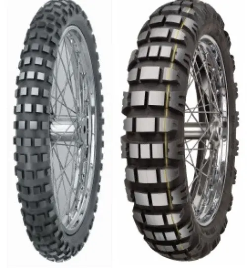 Mitas E-09 ( 140/80-17 TL 69R Roata spate, Marcaj M+S, Mischung Dakar, gelb )
