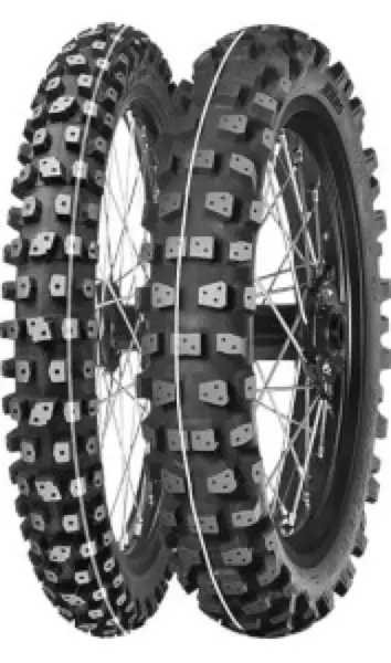 Mitas Terra Force-EX HT ( 70/100-19 TT 42M Mischung Ice, Roata fata, weiss )