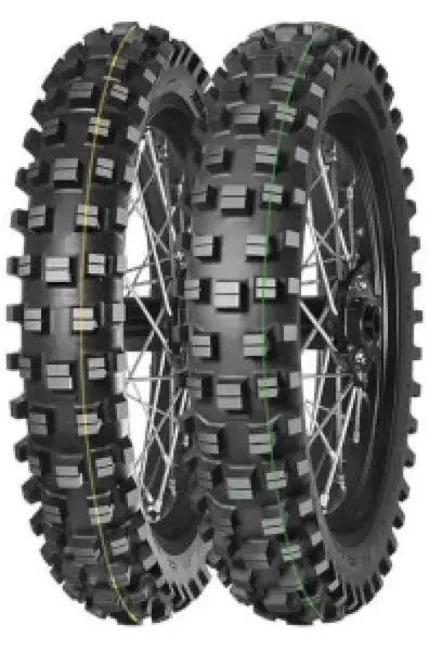 Mitas Terra Force-EX XT ( 110/90-19 TT 62R Roata spate, Mischung Super, gelb )