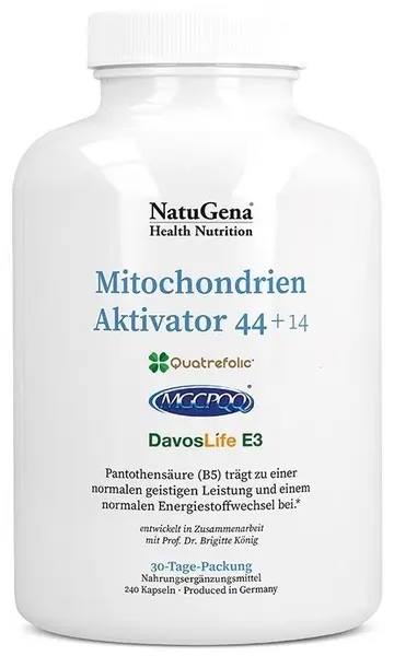 Mitochondria Activator 44+14, 240 capsule, NatuGena