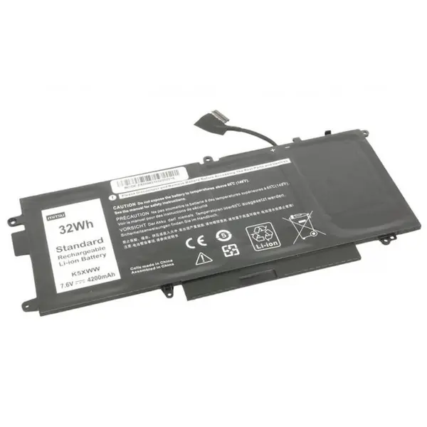 Mitsu Baterie laptop, Mitsu, Pentru Dell Latitude E5289/7390, 4200 mAh, 7.6 V, Negru