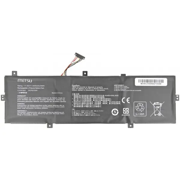 Mitsu Baterie laptop pentru Asus UX430 3400mAh(39Wh) 11.55V