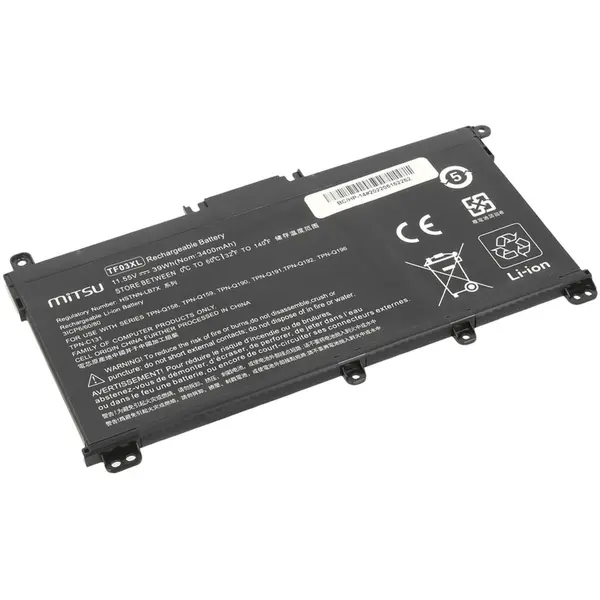 Mitsu Baterie laptop pentru HP, Mitsu, 14-BP, Pavilion 14/15, 3400 mAh, 39 W, 11,55 V