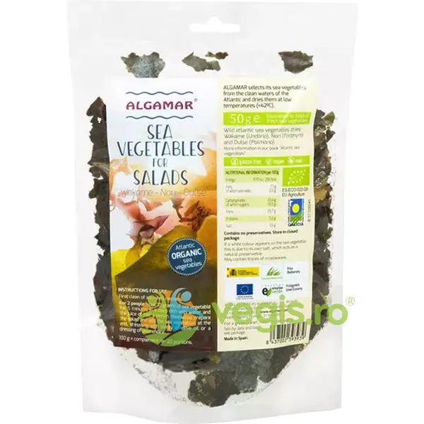 Mix de Alge Marine pentru Salata Ecologica/Bio 50g