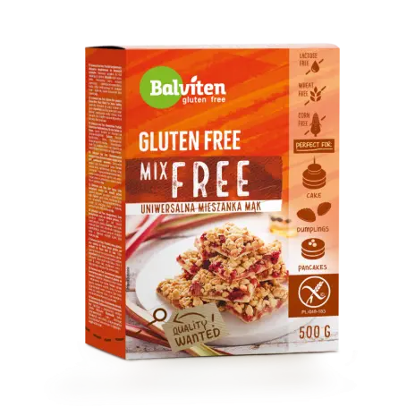 Mix de faina universala fara gluten, 500g, Balviten