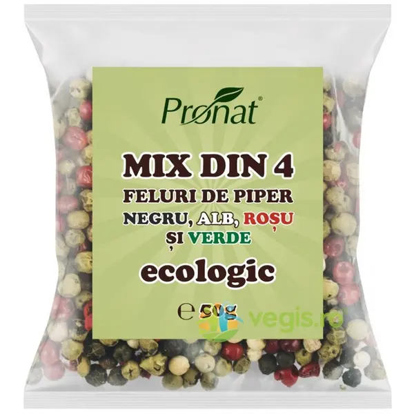 Mix din 4 Feluri de Piper Ecologic/Bio 50g