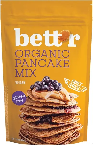 Mix fără gluten pentru clătite, 400 g, Bett'r