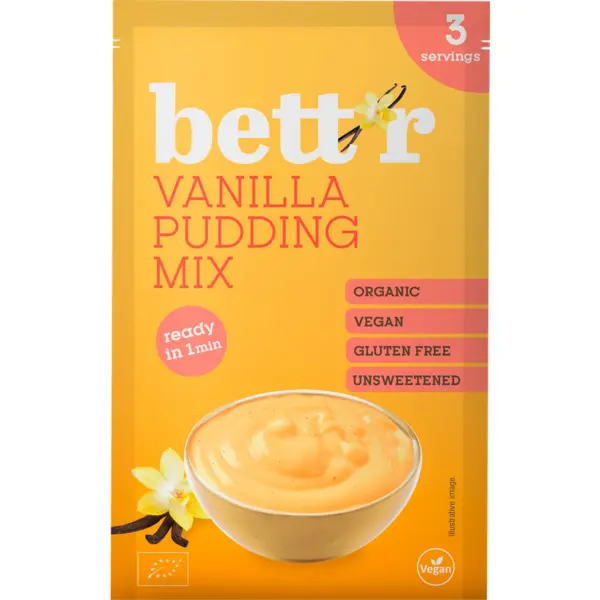 Mix pentru Budinca cu Vanilie fara Gluten Ecologica/Bio 30g