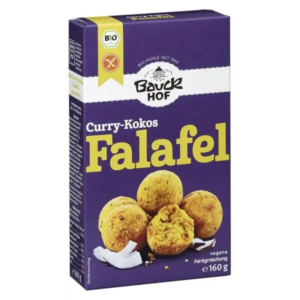 Mix pentru falafel curry si cocos fara gluten, eco - 160 g