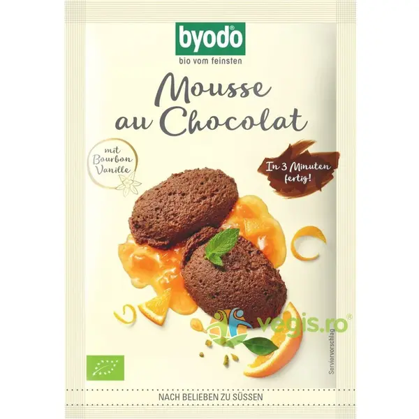 Mix pentru Mousse de Ciocolata Fara Gluten Ecologic/Bio 36g
