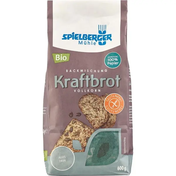 Mix pentru paine cu seminte fara gluten, eco - 600 g