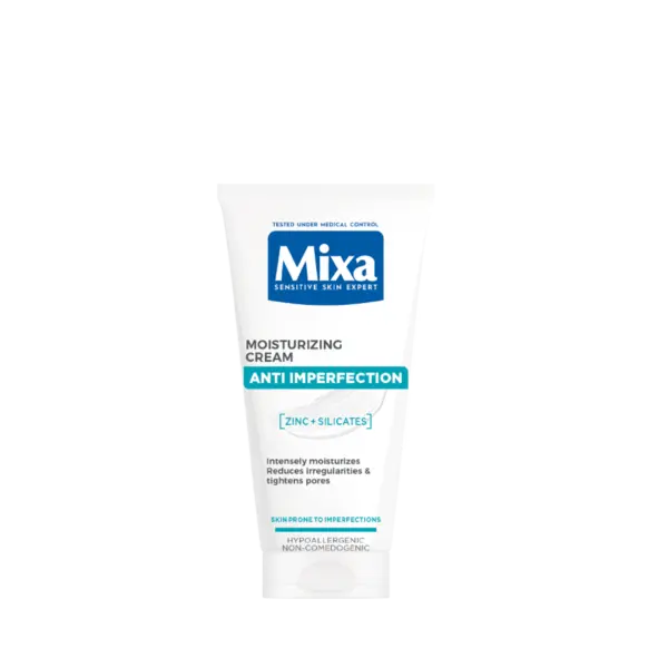 Mixa Cremă hidratantă pentru pielea sensibilă predispusă la imperfecțiuni Volum 50 ml