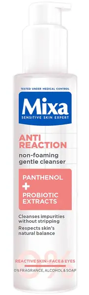 Mixa Gel de curățare facială Anti-Reaction, 150 ml