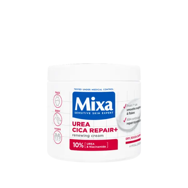 Mixa Urea Cica Crema reparatoare regeneranta pentru pielea aspra si uscata Volum 400 ml