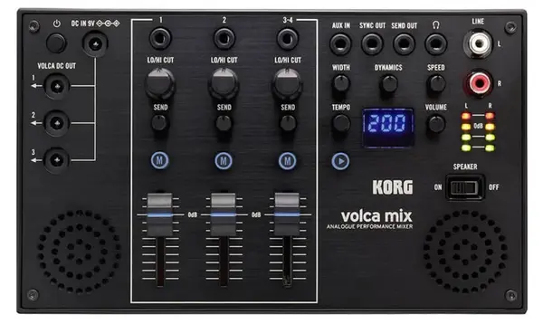 Mixer analogic Korg - Volca Mix,4-canale, negru