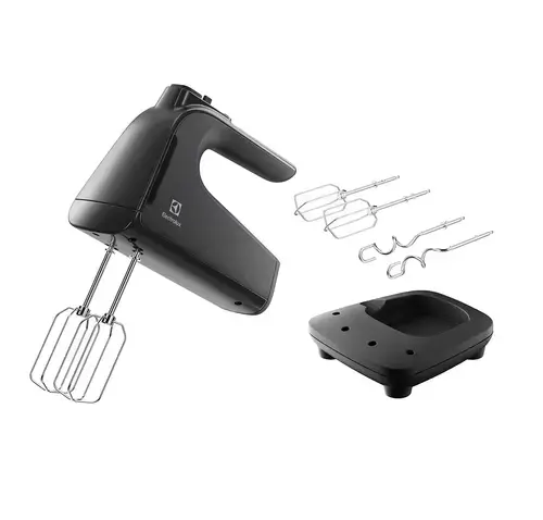 Mixer de mana Electrolux EHM4B, 500W, 5 trepte viteza (Negru/Argintiu)
