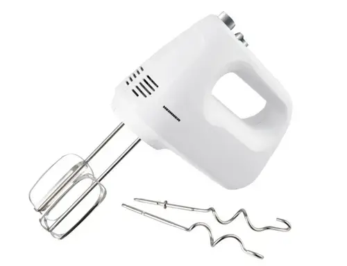 Mixer de mana Heinner White Blossom HM-250WHSL, 250 W, 6 Viteze + Turbo (Alb)