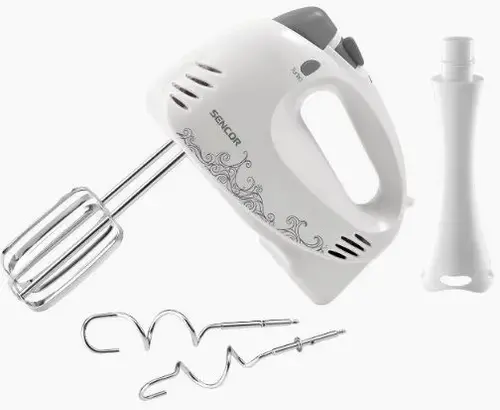 Mixer de mana SENCOR - SHM 5270, 300 W, 5 viteze (Alb)