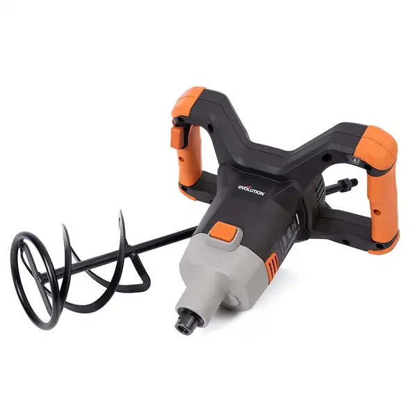Mixer de vopsea si mortar pe acumulator Evolution R120MXR-Li 18V Li-Ion EXT (fara baterie) cu agitator