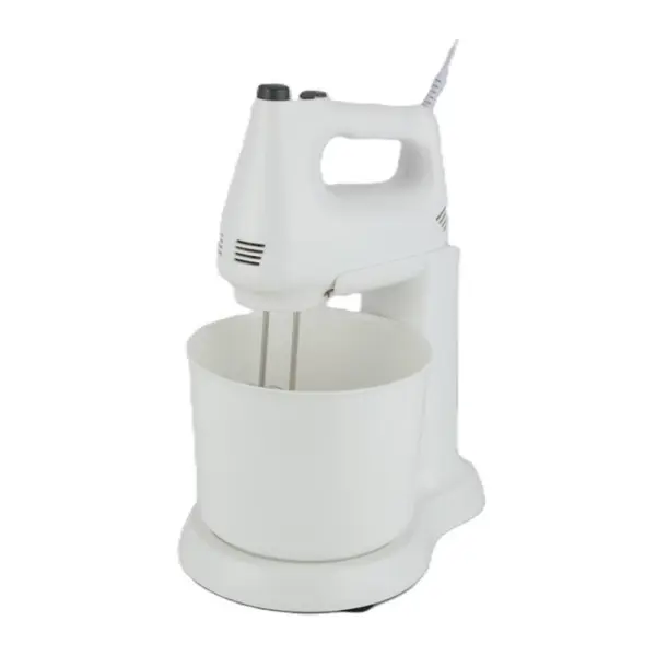 Mixer Electric cu Bol, Alb, 200 W, 6 Viteze, Victronic