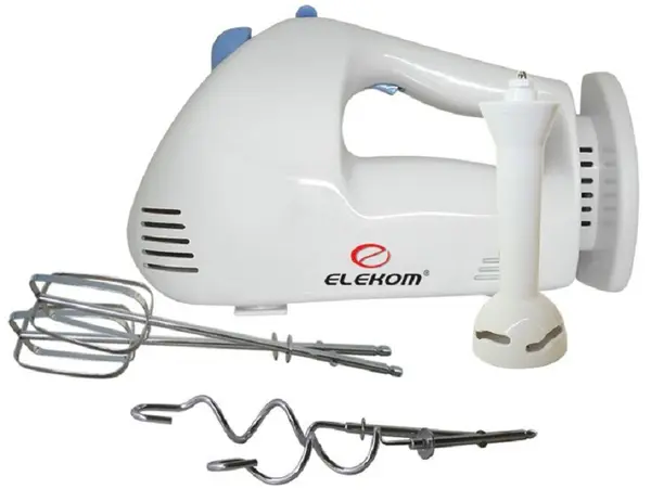 Mixer Elekom - 102, 200W, 6 trepte viteza , alb