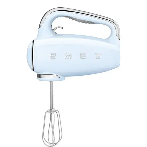 Mixer manual SMEG HMF01PBEU, Stil anii 50, 9 viteze, 250 W (Albastru)
