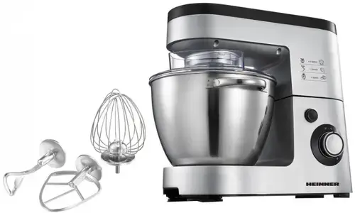Mixer planetar Heinner HPM-1500XMC-V2, 1500W, 6 viteze, Bol 5.5l, Inox