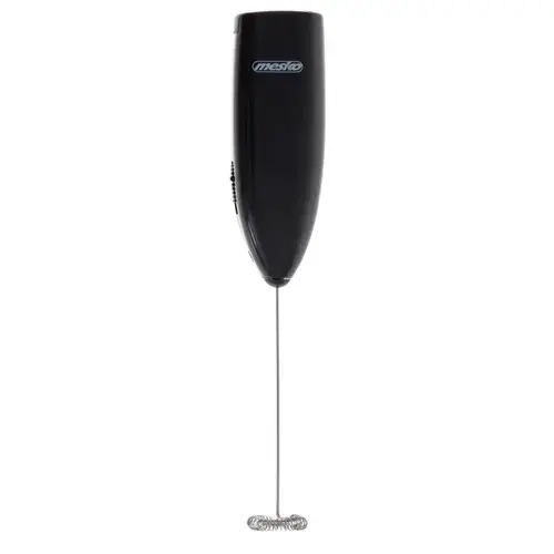 Mixer Spuma Lapte Mesko MS4493B, Electric Cu Baterie, Bauturi Calde/Reci, Maner Izolat Termic, Otel Inoxidabil, Pentru Latte, Ciocolata Calda, Cappuccino, Frappe, Usor De Folosit (Negru)
