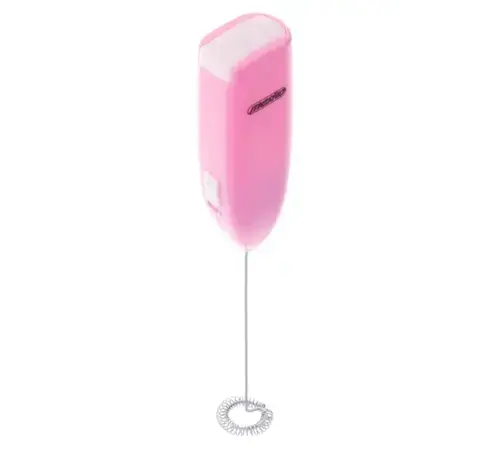 Mixer Spuma Lapte Mesko MS4493P, Electric Cu Baterie, Bauturi Calde/Reci, Maner Izolat Termic, Otel Inoxidabil, Pentru Latte, Ciocolata Calda, Cappuccino, Frappe, Usor De Folosit (Roz)
